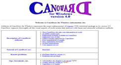 Desktop Screenshot of canodraw.com