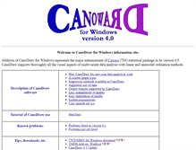 Tablet Screenshot of canodraw.com